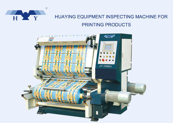 qualidade  Floating Roller System Inspection Rewinding Machine With Touch Screen fábrica