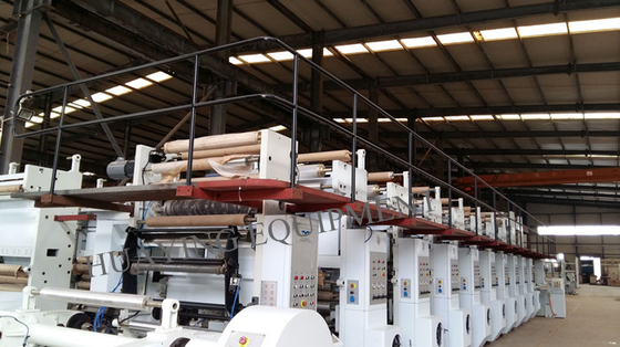 Máquina de impressão Flexographic de 10 cores com movimentação do servo motor, máquinas de impressão do Gravure