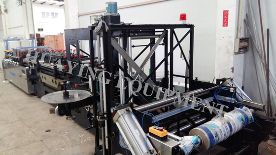 Máquina de embalagem para o empacotamento de alimento, saco de plástico do malote que faz a máquina o dispositivo dobro do cortador